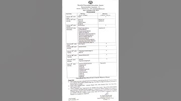 HSLC 2024 EXAM ROUTINE