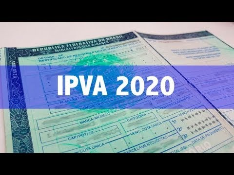 Primeira parcela do IPVA 2020 vence neste mês de janeiro