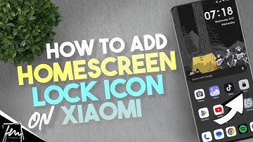 How to add  Homescreen Lock Icon on Xiaomi phones