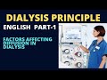 Dialysis principle in english