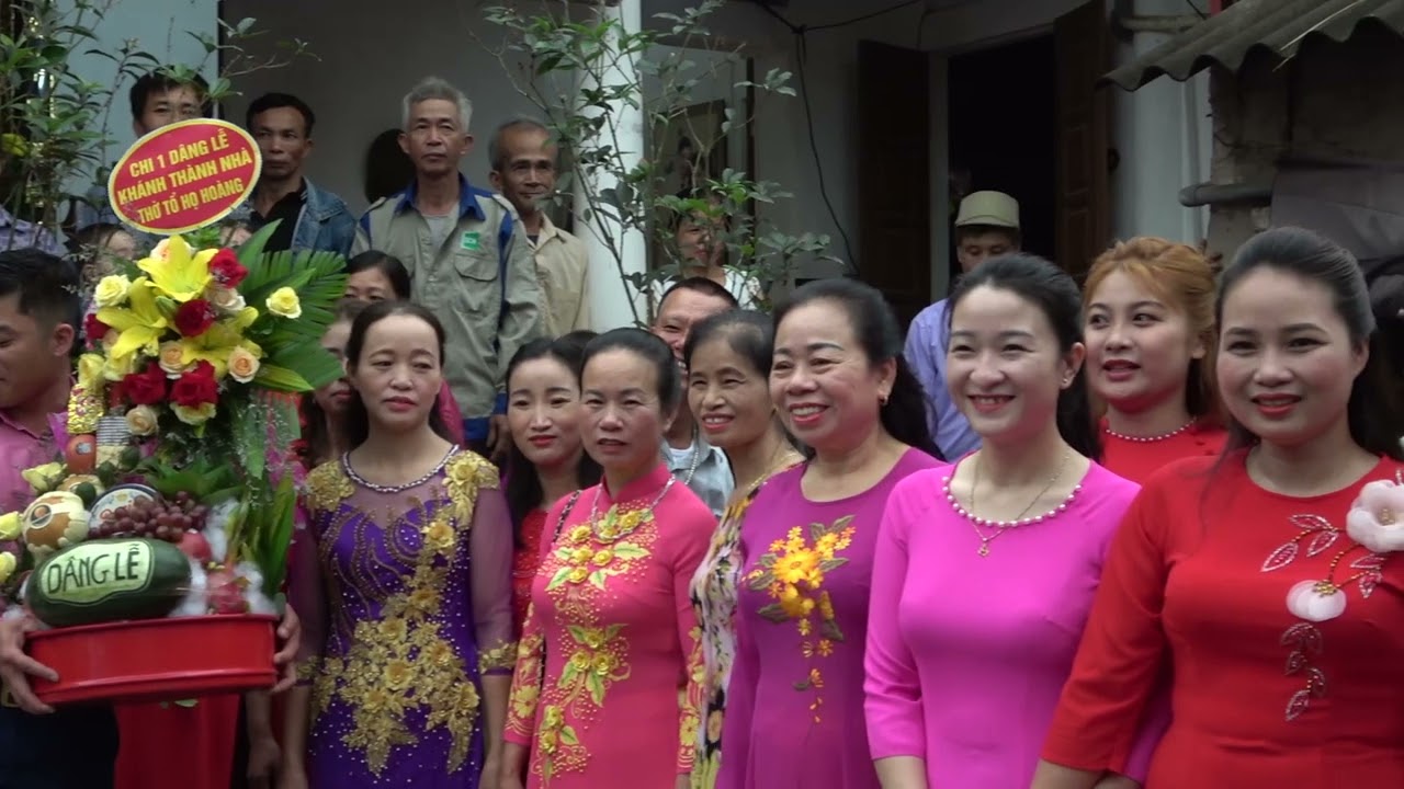 lễ khánh thành nhà thờ họ hoàng -thôn trường xuân-xã... - youtube