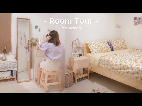 Room Tour - ห้องนอนคุมโทน สไตล์เกาหลี พร้อมบอกพิกัดของแต่งห้องราคาน่ารัก