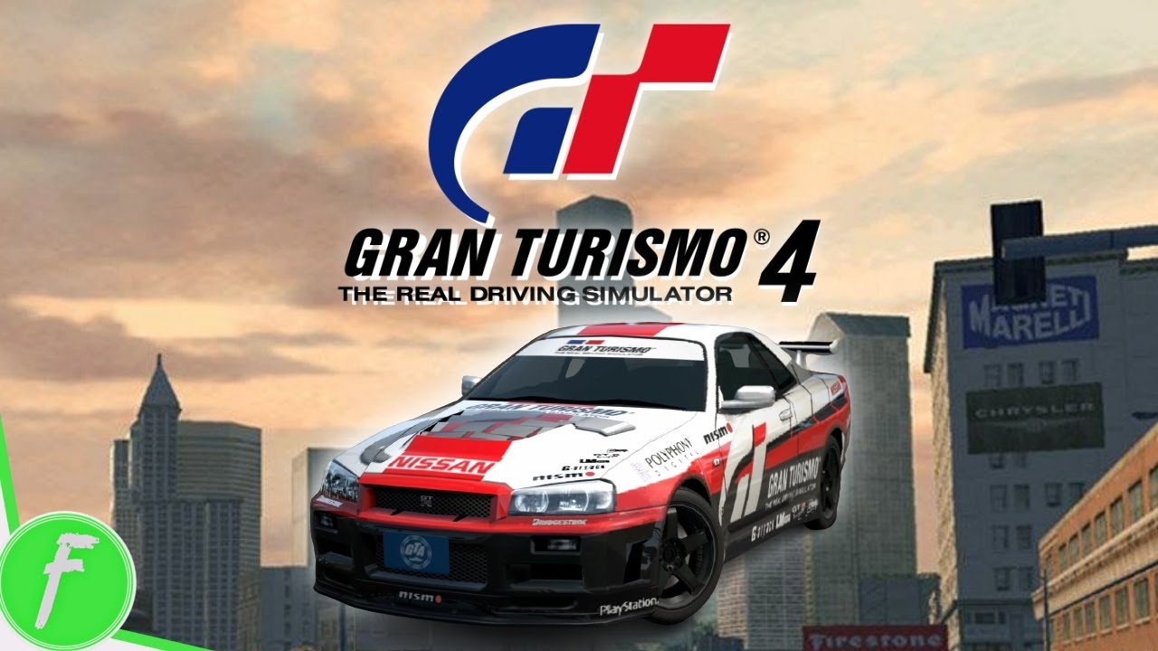 gran turismo 4 looks amazing with a hdmi converter on a full hd tv. I  wasn't expecting this! 💯 : r/ps2