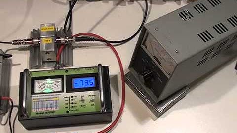 Power meter demo using attenuators