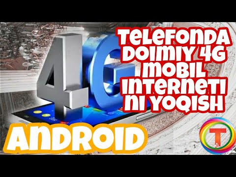 Video: Mobil Telefonda Internetni Qanday Yoqish Kerak