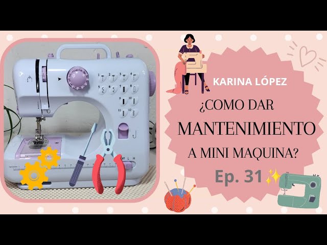 Mini máquina de coser para principiantes, máquina de coser portátil,  máquina de coser pequeña con 12 puntadas integradas, hilos dobles y máquina  de