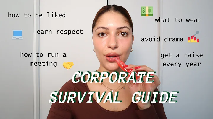 how to survive a corporate job (while I get ready for work lol)