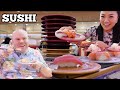 SUSHI TRAIN *OUR FAVOURITE (QUICK PIT STOP VLOG) | SASVlogs