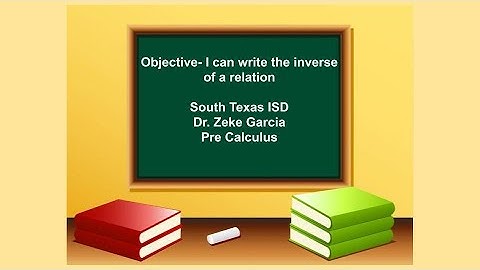 Section 1.4 Introduction to Inverse Function TEKS 2A.2B #TEKSVIDEO