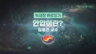 녹내장 바로 알기 - 안압이란 (고려의대 김용연 교수)