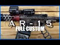 Mon troy ar15 full custom  cerakote  gravure 