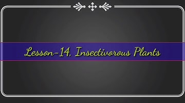Class 5 Ch 14 V{5}  knowing about insectivorous plants