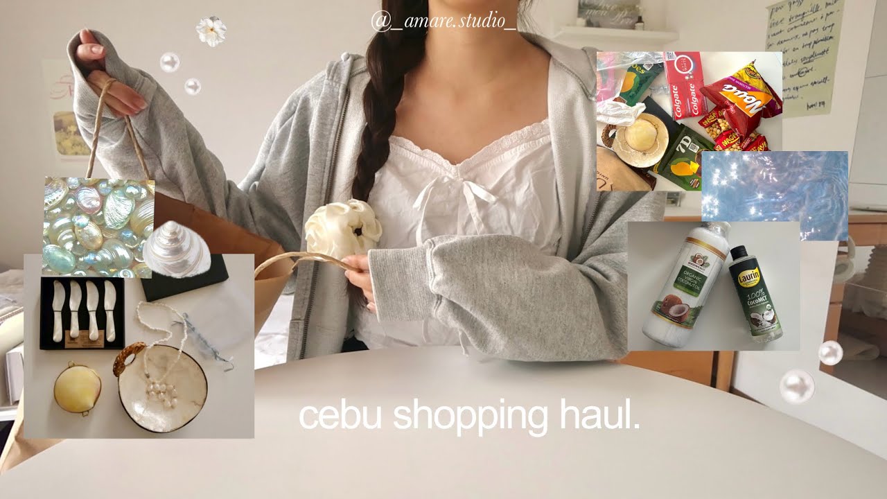 Cebu HAUL🐚最近の購入品紹介/南国で見つけたトキメキ達をシェア･:*+.