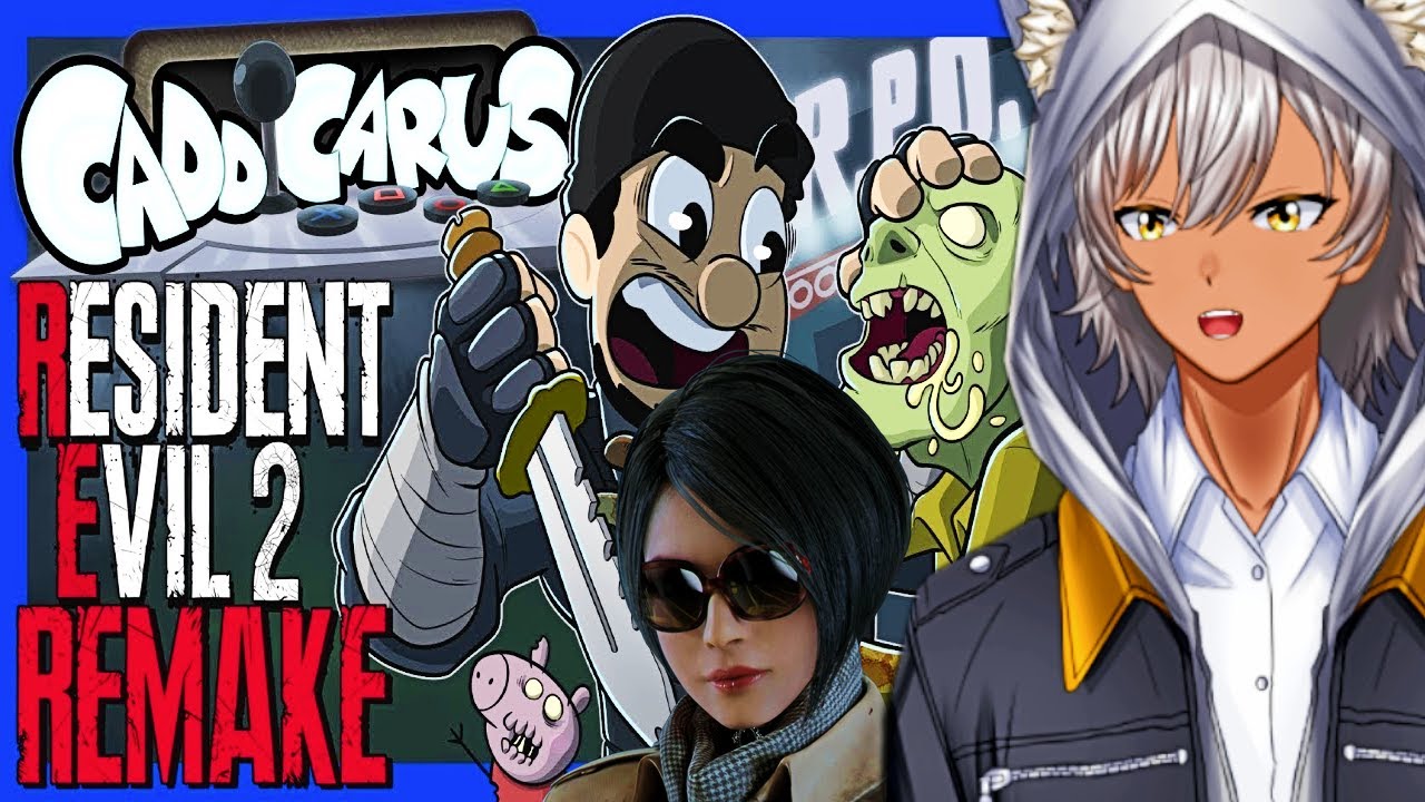 Каддикарус играет в ремейке Resident Evil 2 | Sleepy Reacts
