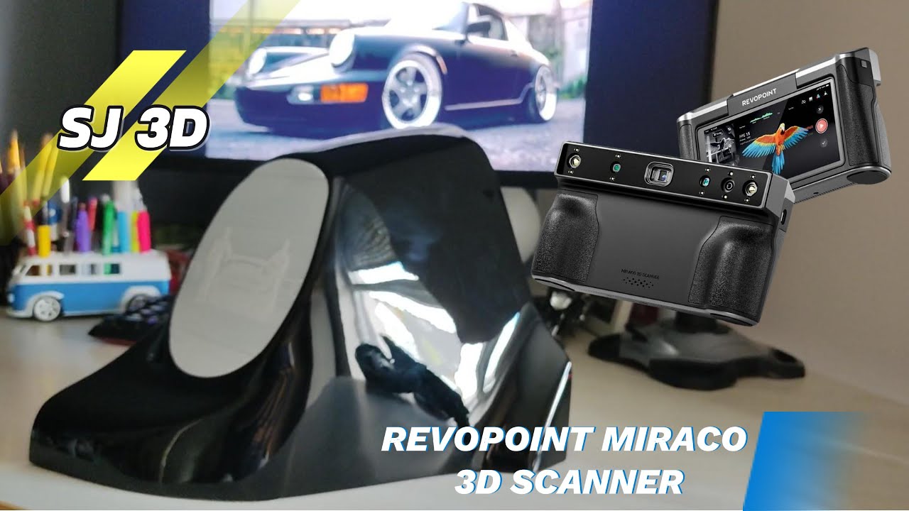 PORSCHE headlight with REVOPOINT MIRACO 3D SCANNER - YouTube