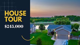 Tour this $245,000 home with spectacular water views in Wichita, Kansas
