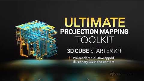 🔳 Cube Mapping Starter Pack || VJ Loops Pack