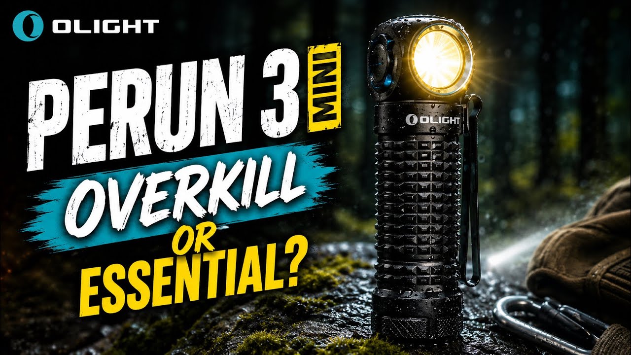 Olight Perun 3 Mini – Overkill or Essential EDC Torch? - YouTube