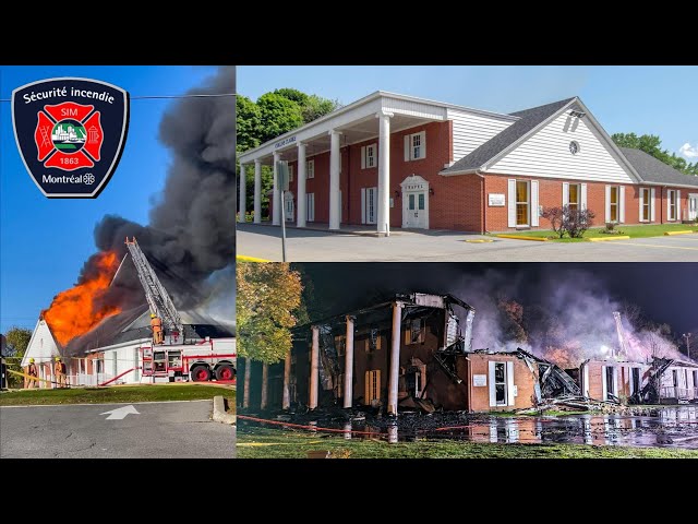 Devastating fire destroys Pointe-Claire funeral home