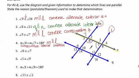 3.2-3.3 - PART 2  - Parallel Lines - Espanol