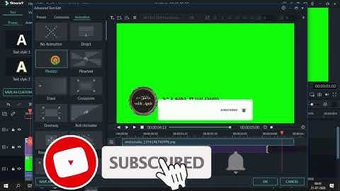 Subscribe And Bell Animation Using FILMORA 9 2020