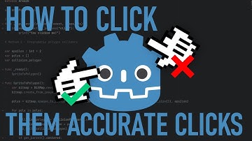 How to click a sprite in Godot 4 - The Easy Way and the NOT Easy Way
