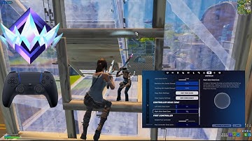 NEW BEST Controller SETTINGS + Sensitivity in Chapter 6 Season 4 🎮 ( Fortnite Reload Gameplay)