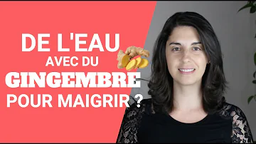 Est-ce que le citron et le gingembre fait maigrir ?