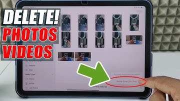 how to permanently delete photos & videos on ipad?