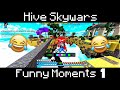 Skywars Funny Moments #1 // Hive Games (Minecraft Bedrock Edition)