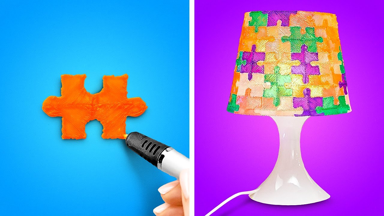 3D PEN vs GLUE GUN Amazing crafts for your daily life YouTube