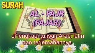 Al fajr latin