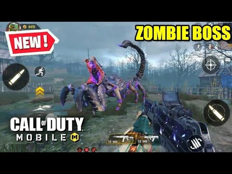 ☠KILLING THE 🎃ZOMBIE🎃 BOSS SCORPION | CALL OF DUTY MOBILE - YouTube