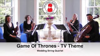 Video thumbnail of "Game Of Thrones main TV Main Theme - Wedding String Quartet"