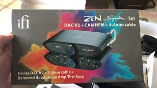 IFi Audio ZEN Signature Set MZ99 Балансный ЦАП, усилитель для наушников и 4,4 мм цифровой кабель.