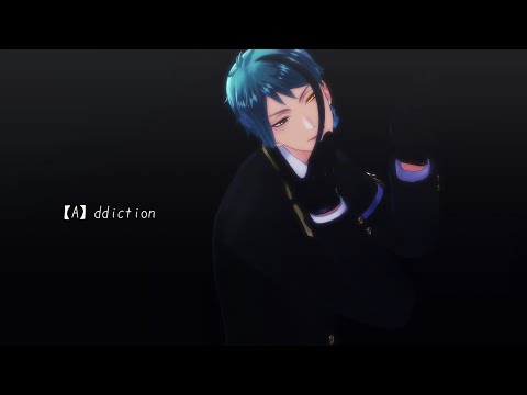 【MMD  ツイステ】ジェイドで［A］ddiction   (+表情モーション配布)