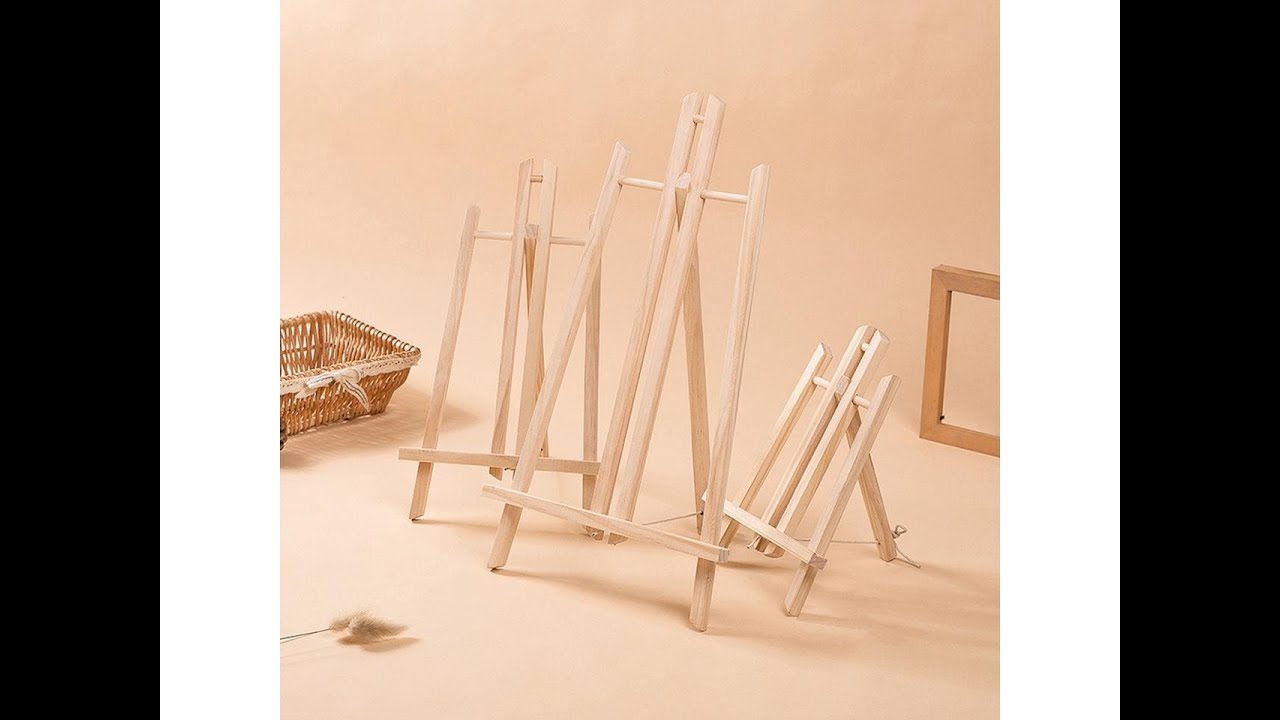 (YouTube send help) How to assemble a 5ft Easel Painting Stand.