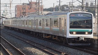 E501系 K751編成 団臨「復興 浜通り酒巡り号」 原ノ町駅到着