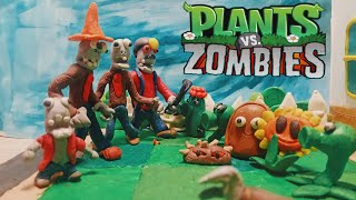 Plants Vs Zombies пластилиновая анимация #анимация #pvz