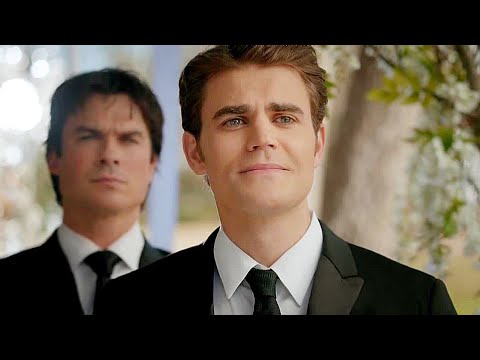 Stefan and Caroline - The Wedding Scene - The Vampire Diaries (2017) CLIP HD