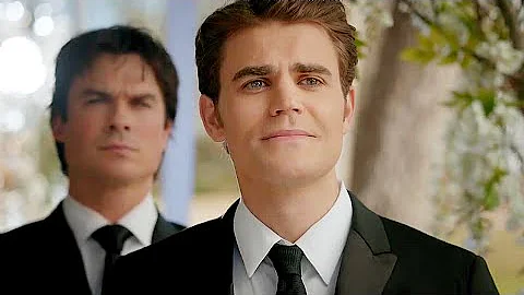 Stefan and Caroline - The Wedding Scene - The Vamp...