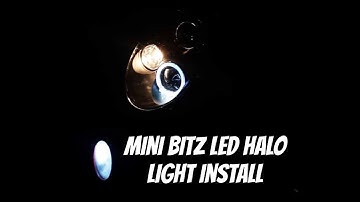 Mini Bitz Gen 1 Halo LED Lights Install Video - R50 R52 R53