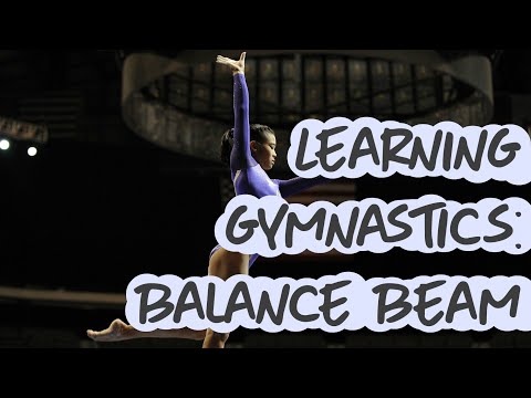 At lære gymnastik: Bjælke