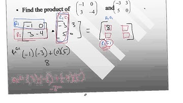 4 2 matrix multiplication intro