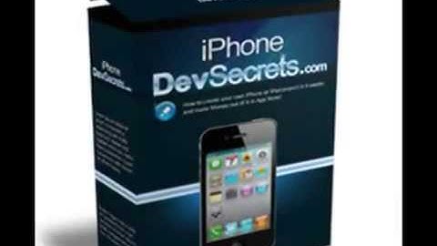 Make an app - iphone dev secrets