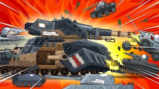Monster Ratte destroys the enemy - Cartoons about tanks