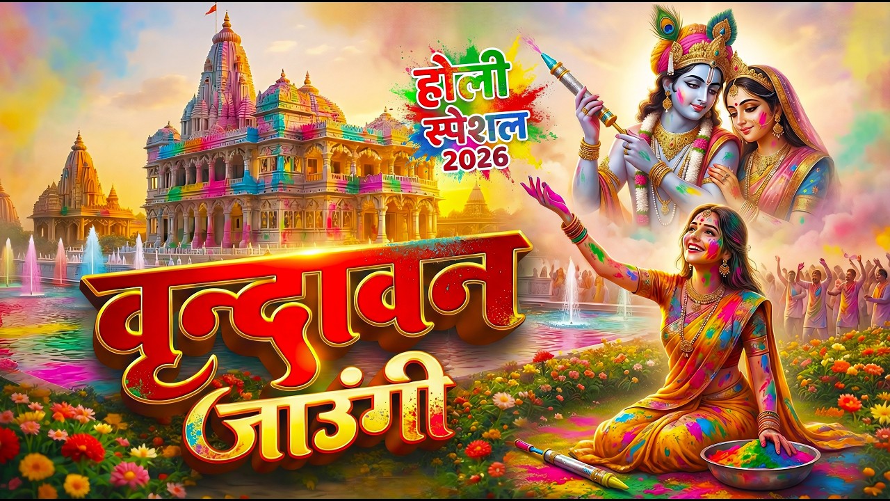 होली स्पेशल 2026 | Vrindavan Jaungi | वृन्दावन जाउंगी | मेरे उठे विरह मे पीर | Holi Song | #holi2026