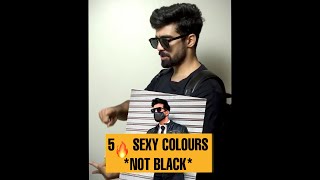 5 SEXY🔥 COLOURS *NOT BLACK* #Shorts #colourcombinations screenshot 2