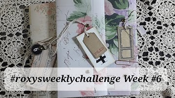 #roxysweeklychallenge  2023 ~Week #6 ~ Document Holders ~ Handmade Ephemera