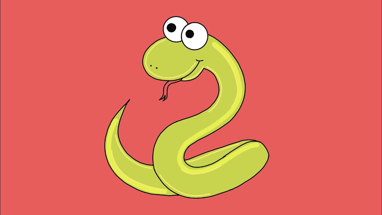 How To Draw Easy Snake YouTube